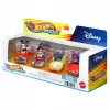 Hot Wheels: Disney mesefigurák játékautókban 4 db-os szett