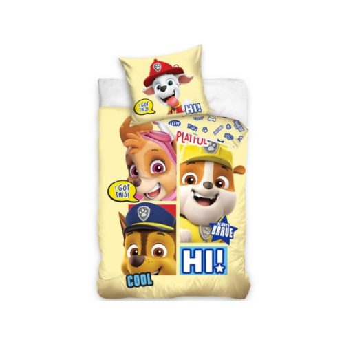 Mancs Őrjárat Baba ágynemű szett 100x135 és 40x60 cm-es