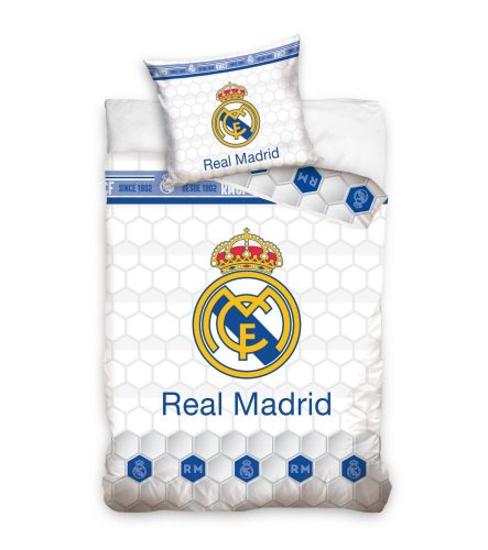 Real Madrid - Fehér ágynemű szett 140x200 és 70x90 cm-es