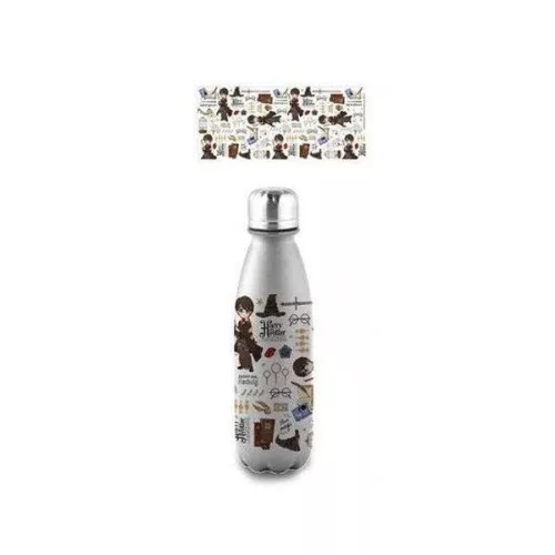 Harry Potter fém kulacs - 600 ml-es - fehér