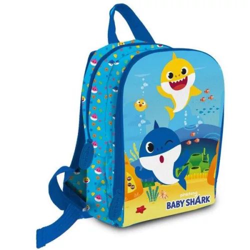 Baby Shark közepes hátitáska, kék színben