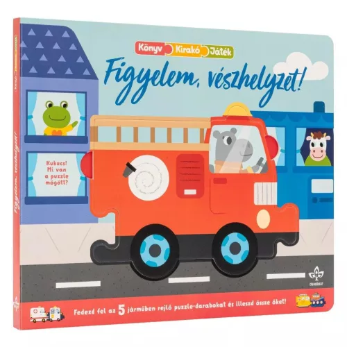 Figyelem, vészhelyzet! – Könyv, kirakó, játék