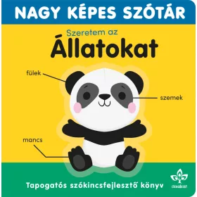   Szeretem az állatokat! – Tapogatós szókincsfejlesztő könyv