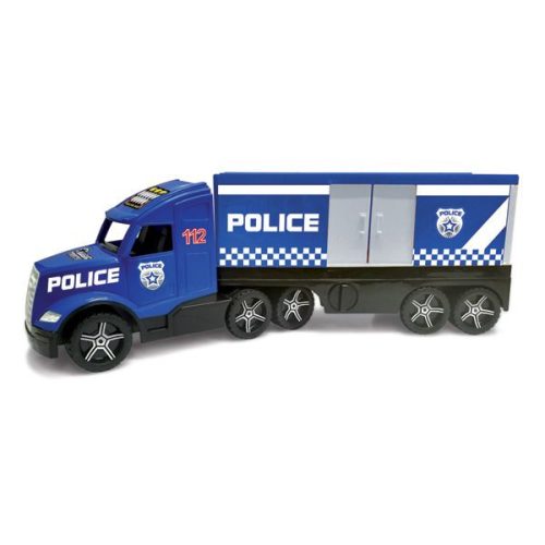 Magic Truck sötétben világító rendőrkamion 81 cm-es - Wader