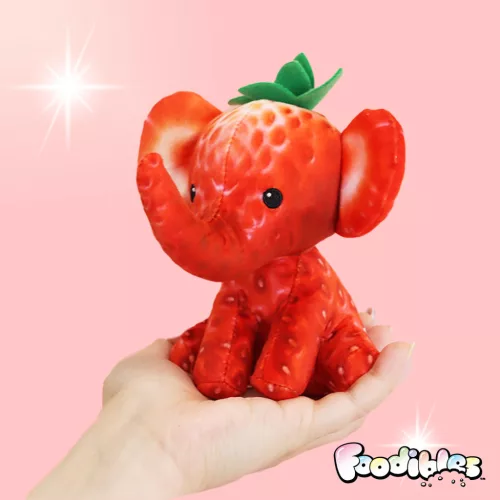 Foodibles illatos plüss állat 12,5 cm - Eper Fáni