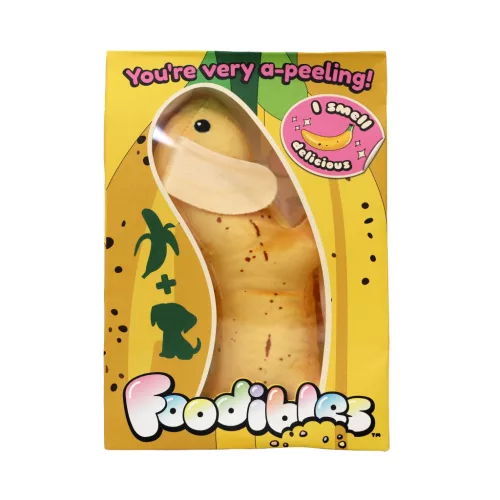 Foodibles illatos plüss állat 12,5 cm - Banán Blöki