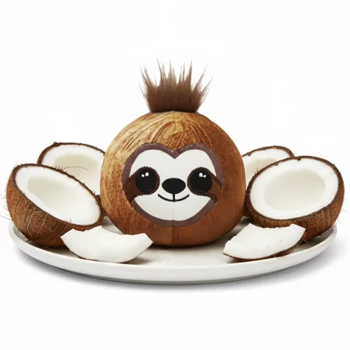Foodibles illatos plüss állat 10 cm - Kókusz Lajhár