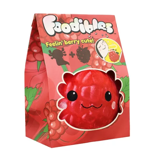 Foodibles illatos plüss állat 10 cm - Málna Axi
