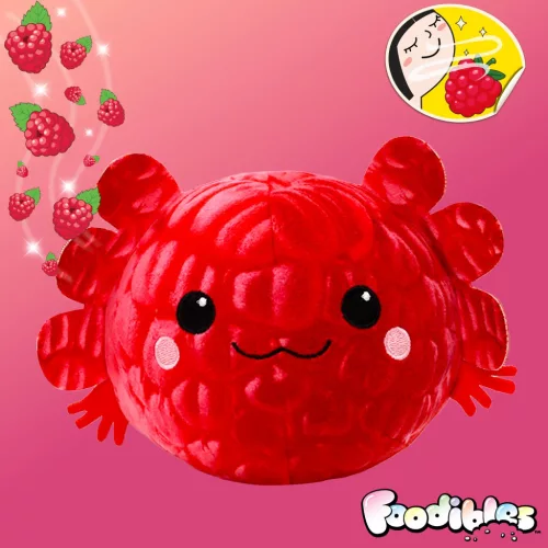 Foodibles illatos plüss állat 10 cm - Málna Axi