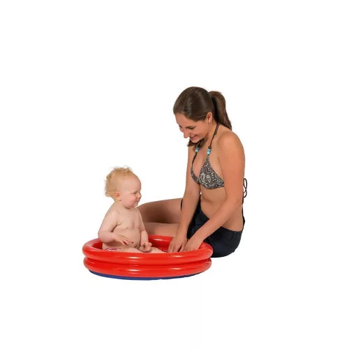 Felfújható kétgyűrűs baba medence 60 x 15 cm-es