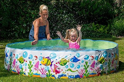 Merevfalú medence tengeri állat mintás 180 x 38 cm-es