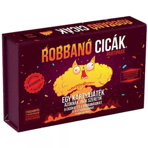 Robbanó cicák – partipakk kártyajáték