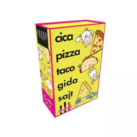 Cica, pizza, taco, gida, sajt kártyajáték