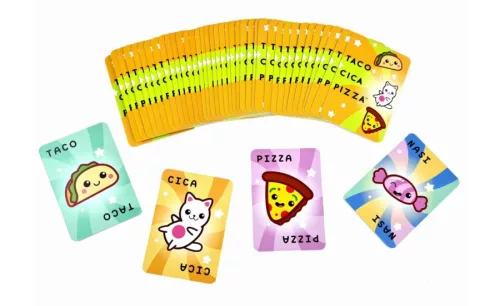 Taco, cica, pizza társasjáték
