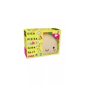 Cica, pizza, plüss, gida, sajt társasjáték