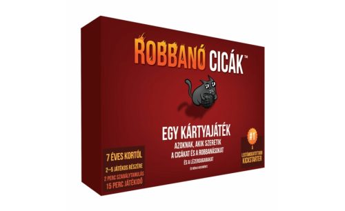 Robbanó cicák kártyajáték