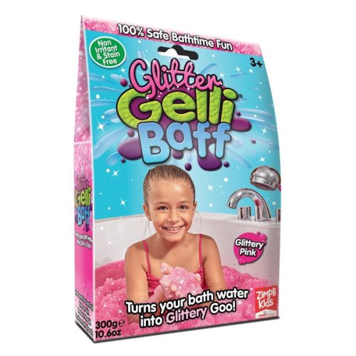 Gelli Baff csillogó fürdőzselé - pink, 300 g