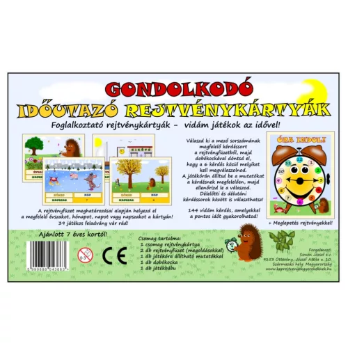 Gondolkodó - Időutazó rejtvénykártyák