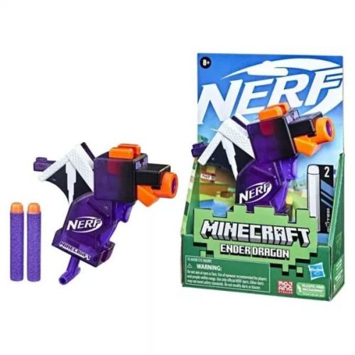 Nerf Microshots Minecraft szivacslövő játékfegyver - Ender Dragon