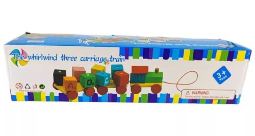 Fa vonat kockákkal 2in1