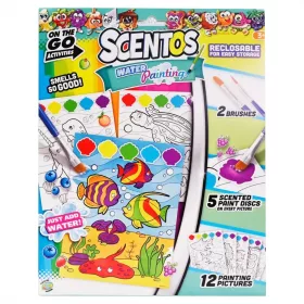   Scentos: Varázslatos kifestő 12 db-os - Tengeri élővilág