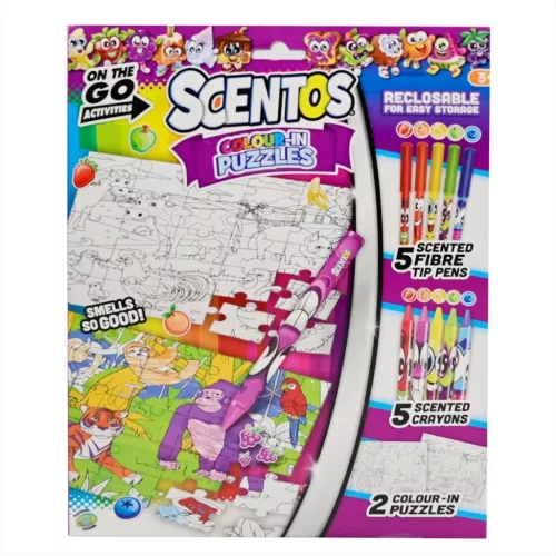 Scentos: Színezhető puzzle készlet