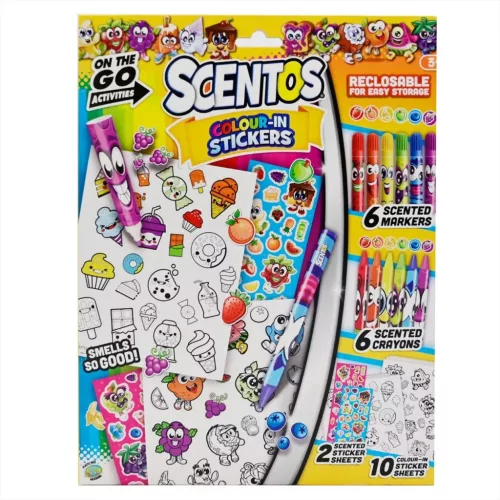 Scentos: Színezhető matrica készlet