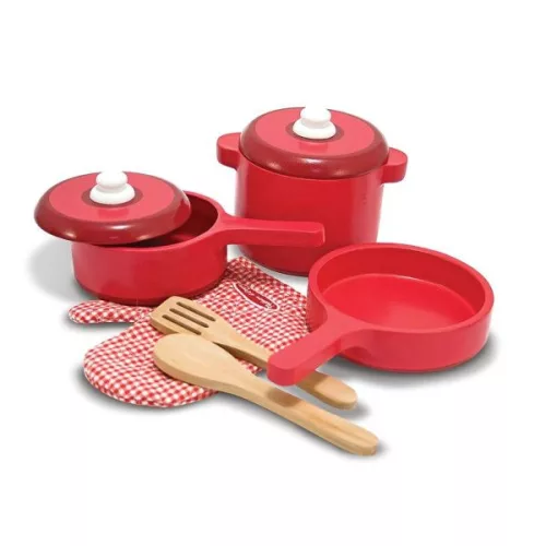 Melissa & Doug Fa konyhai készlet