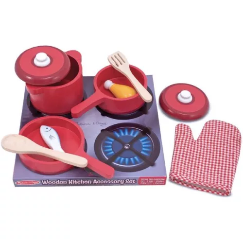 Melissa & Doug Fa konyhai készlet