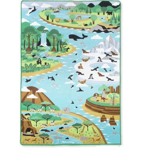 Melissa & Doug Játszószőnyeg - állatok élőhelyei