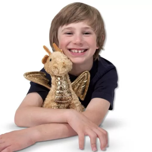 Melissa & Doug Plüss - fénylő sárkány
