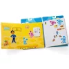Melissa & Doug Kreatív játék - Újrahasználható matricás füzet - Azúrkék kedvenc helyei