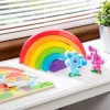 Melissa & Doug Fa Készségfejlesztő játék - Szivárvány puzzle