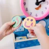 Melissa & Doug Fa Készségfejlesztő játék - Mágneses óra