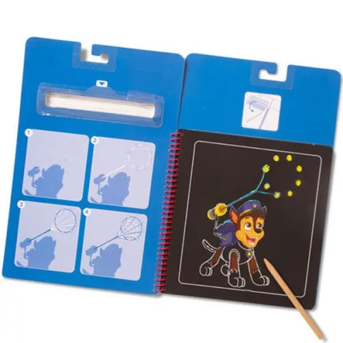 Melissa & Doug Kreatív játék - Mancs őrjárat képkarc - Chase