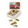 Melissa & Doug Fa Készségfejlesztő játék - Puzzle dobozban - Járművek