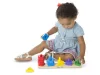 Melissa & Doug Fa formarendező toronyépítő - készségfejlesztő játék