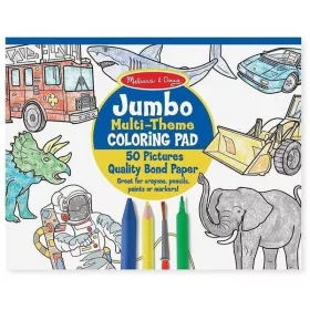 Melissa & Doug Jumbo színező, kék