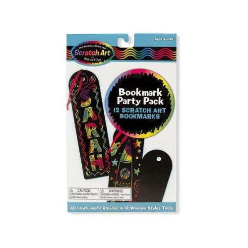 Könyvjelző készítő képkarcoló szett, Melissa & Doug