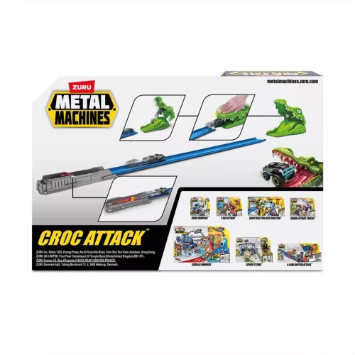 Metal Machines krokodil támadás játékszett