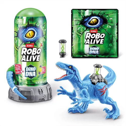 Robo Alive: Robot dinó DNS játékszett 1. sorozat - kék