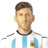 Focista játékfigura 20 cm-es – Argentina, Messi 10