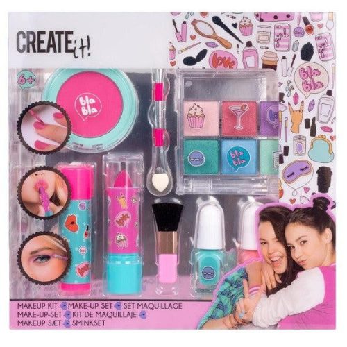 Create it! - Make up pink-türkíz szett