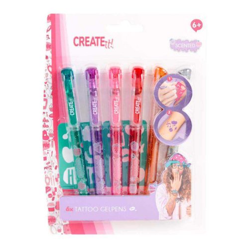 Canenco: Create It! Tetováló zseléstoll 6 db-os szett