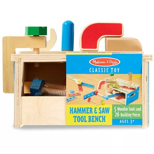 Melissa & Doug Fa Készségfejlesztő játék - Barkácsasztal
