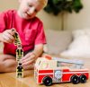 Melissa & Doug Fa jármű - Létrás tűzoltóautó