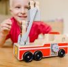 Melissa & Doug Fa jármű - Létrás tűzoltóautó