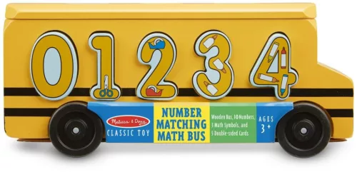 Melissa & Doug Számos formarendező iskolabusz