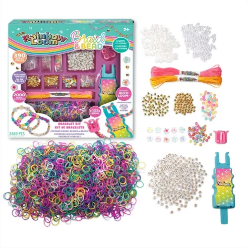Rainbow Loom: Auto Loom - Loomi-Pals gumikarkötő készítő szett gyöngyökkel