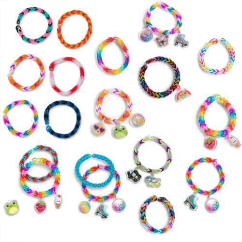 Rainbow Loom: Auto Loom Cute-Tique - Kincsesbánya gumikarkötő készítő szett